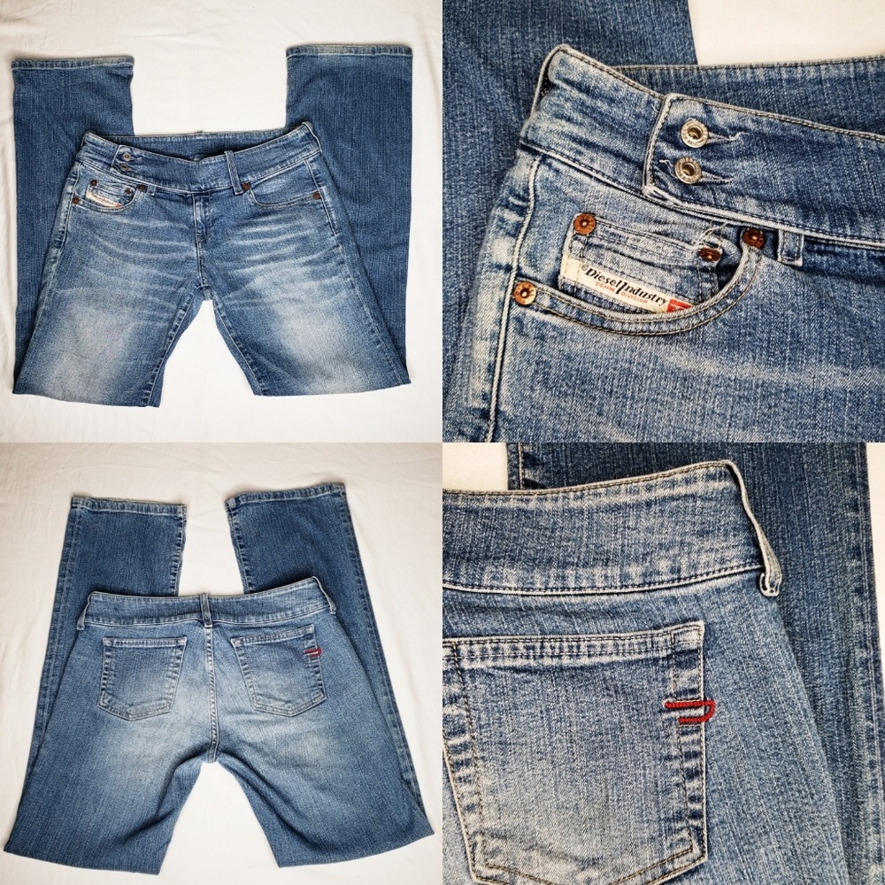 ‼SOLD‼ VTG Diesel Cherone Italy Jeans blue Denim - Picture 1 of 8